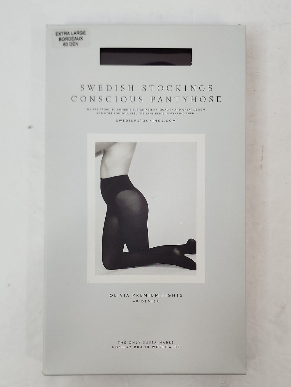 Swedish Stockings Olivia 60 Denier Tights Bordeaux XL